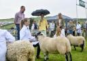 Westmorland County Show 2021. Day Two. John Atkinson from The Rare Breeds Society with The Princess Royal (centre) and The Countess of Wessex:.9 September 2021.Stuart Walker.Copyright Stuart Walker Photography 2021.