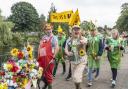 PROCESSION: Along Kendal riverside