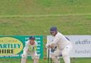 Finlay Richardson keeps wicket for Netherfield (Match report and photographs by Richard Edmondson)