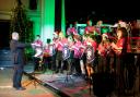 The clarinet choir playing at the previous Christmas Festival