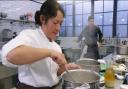 Nina competing on The Great British Menu