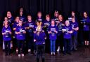 The choir battled their nerves to perform for the first time on Saturday