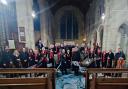 Kendal Choral Society with the Mayor of Kendal, Cllr Julia Dunlop at their spring concert.