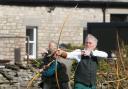 Action from the Kendal Bowmen’s Long Bow Shoot