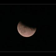 Partial lunar eclipse by Stuart Atkinson