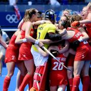 GB celebrate winning bronze at the Tokyo Olympics. Credit: World Sport Pics