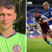 Cumbrian youngsters James Trafford and Jarrad Branthwaite.