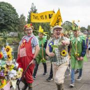 PROCESSION: Along Kendal riverside