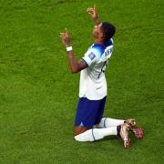 Marcus Rashford reveals sad meaning behind England goal celebration.