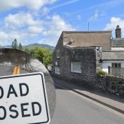 Road closure in Ambleside due to resurfacing