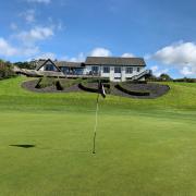 The 17th flag at Windermere Golf Club