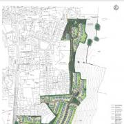 Site plan for homes off Beetham Road in Milnthorpe.