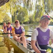 Front to back:  Bridie Hamilton, Molly Conway, Asher Conway, Daniella Flemons