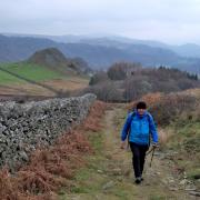 Stoney track towards Frith Hall