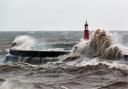 Watchet Harbour pictured during high tides this week.