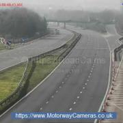 The M5 currently viewed from a camera positioned at J21 Weston-super-Mare.