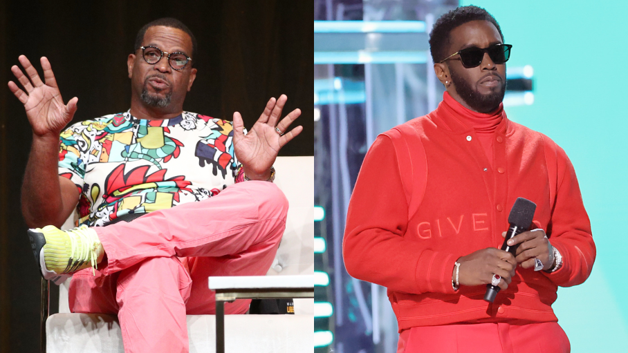 Uncle Luke at TCA Press Tour.; Diddy at 2022 Billboard Music Awards