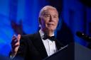 President Joe Biden speaks at the White House Correspondents’ Association Dinner at the Washington Hilton (Manuel Balce Ceneta/AP)