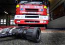 Shropshire Fire and Rescue Service truck.