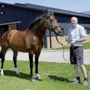 Tullis Matson, from Stallion AI, met wioth the minister with Helen Morgan.