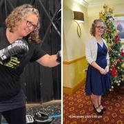 Emma Blencowe beofre her Slimming World journey and now.