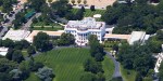 La mansión ejecutiva y el complejo de la Casa Blanca, vistas desde arriba.