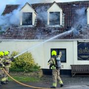 Fire crews attended a blaze in Sherston on on Tuesday, April 9