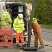 Contractors are undertaking drainage gulley cleaning along the B3105 in Staverton prior to resurfacing due to start on May 7.