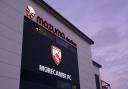 A general view of Morecambe FC’s ground, the Mozuma Stadium.