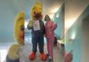 Owner of Puddle Ducks Worcestershire, Suzanne Horton, pictured with Puddle the Duck