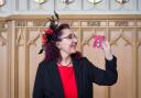 AWARD: Lisa Ventura has presented with her MBE by King Charles III at Windsor Castle