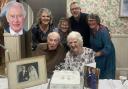 Margaret, 95, and Tony Sawyer, 93, residents of Woodland View care home in Droitwich, received an anniversary card from King Charles III