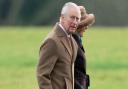 The King and Queen attend church in Sandringham (Joe Giddens/PA)