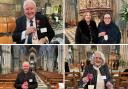 HONOUR: Clockwise from top left are Maundy Money recipients who met Queen Camilla: Bill Simpson, Sophie Dodds with daughter Sybille Lewis, Barbara Barratt and Rev Peter Davies