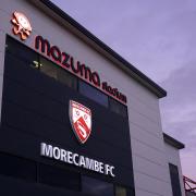 A general view of Morecambe FC’s ground, the Mozuma Stadium.