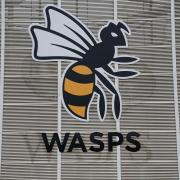 Wasps signage at the Coventry Building Society Arena