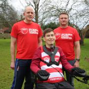 L to R: Dr Darren Cooper, Gareth Rees and Richard Pepperell