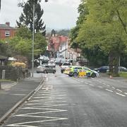 Police incident closes main road in Malvern