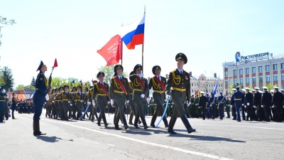Парад в Вологде, посвященный 74-й годовщине Победы в Великой Отечественной войне