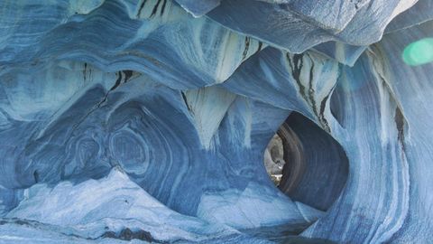 The marble cathedral carved by nature