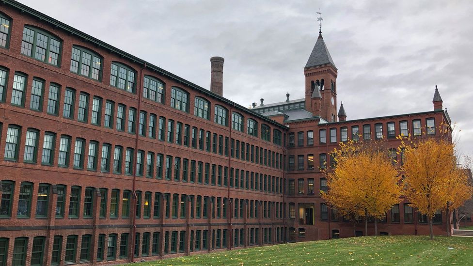 Today, the Waltham Watch Company factory is a residential and retail space (Credit: Linda Laban)