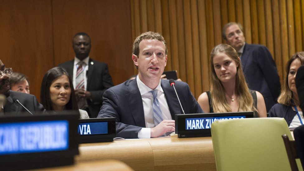 Facebook founder Mark Zuckerberg has appeared before the UN to state that the internet "belongs to everyone" (Credit: Getty Images)