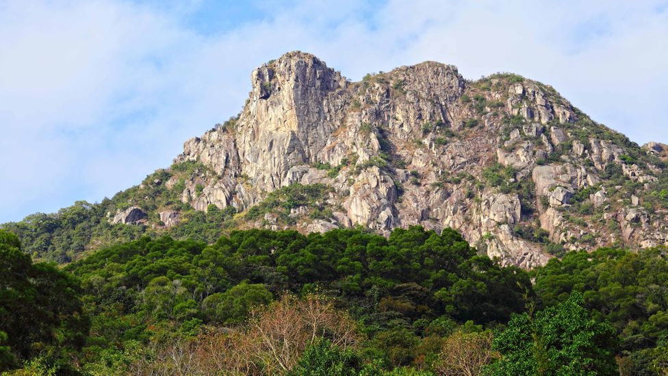 The 495m-high Lion Rock is topped by a huge granite outcrop that resembles a crouching lion (Credit: Zoonar GmbH/Alamy)