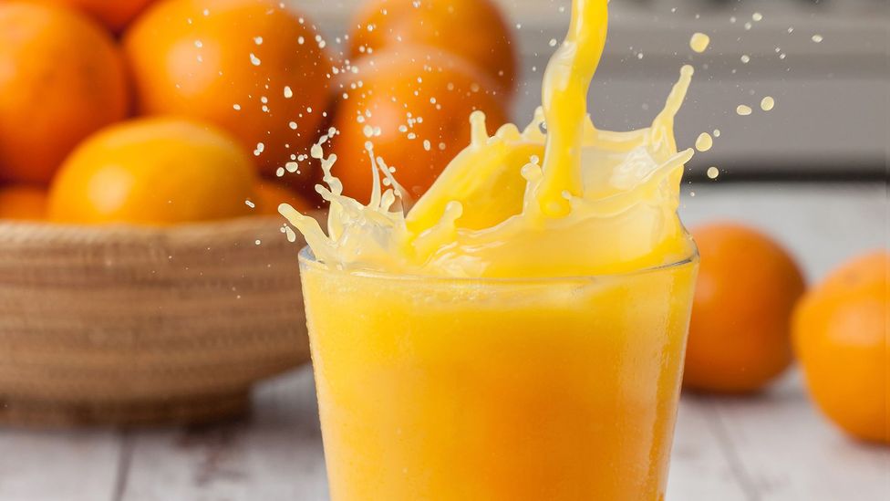 Splash from glass of orange juice (Credit: Proformabooks/Getty images)