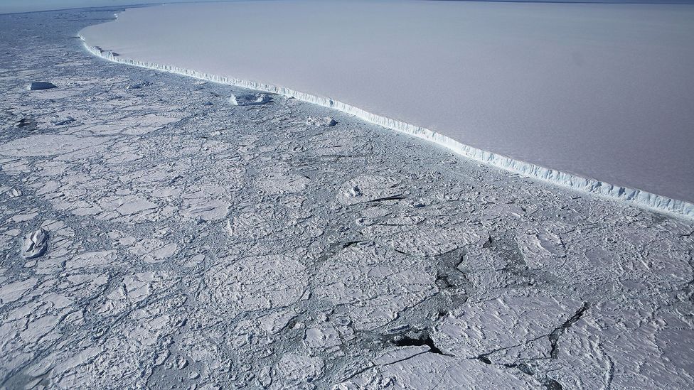 Arctic sea ice from above (Credit: Mario Tama/Getty Images)