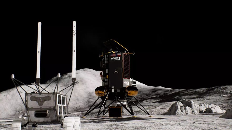 Artist's impression of Lunar Outpost Mobile Autonomous Prospecting Platform (MAPP) rover (Credit: Nokia)