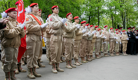«ЮНАРМИЯ» поздравляет ветеранов с предстоящим Днем Победы